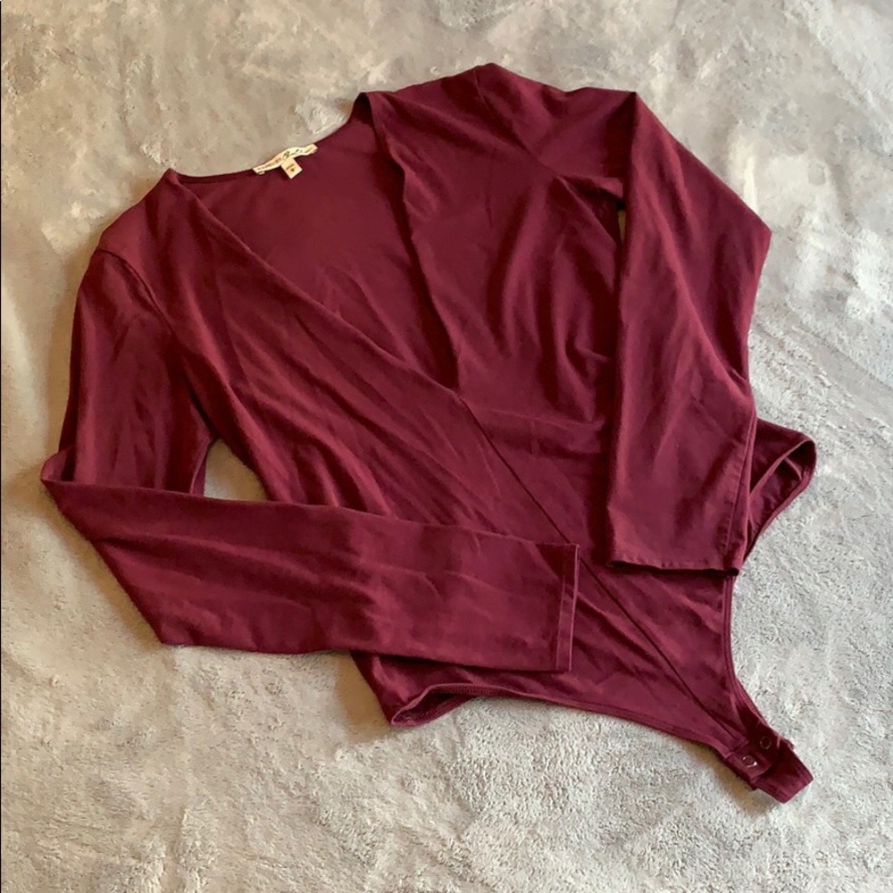 Express OneEleven Long Sleeve Bodysuit